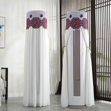 에어 동양 문양 레이스 에어컨커버, TYPE 04