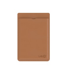 랩씨 아이폰 맥세이프 가죽 카드지갑 레더 월렛, 브라운, 1개