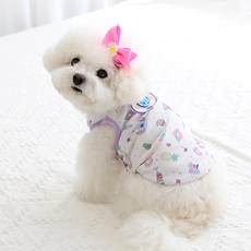 ITS DOG 狗狗迪士尼史迪奇涼感背心, 紫色, 1個