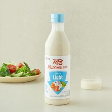 백설 저당 칼로리다운 어니언크림 드레싱 연어소스, 550g, 1개