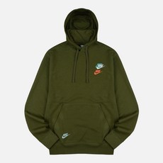 NIKE 耐吉 男款運動休閒連帽魚鱗布長袖上衣