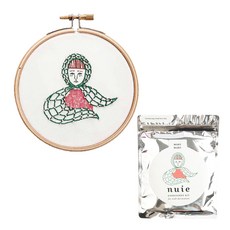 MIYUKI 品牌紗線 Nui 刺繡 DIY 套組 MakiMaki HCA15//3, 混色, 1個