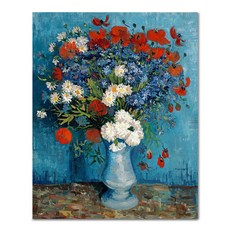 아디코 DIY 명화그리기 40 x 50 cm, 고흐의 국화와 양귀비 꽃병(PS08), 1개