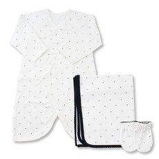 babybear 嬰兒星星蝴蝶衣+手套+包巾