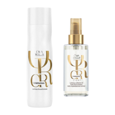 WELLA PROFESSIONAL 控油潔髮乳 250ml+山茶花亮質油 100ml JHK_569, 1套