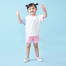 키즈꼬모 아동용 통기성 팅커 반팔 상하의 세트