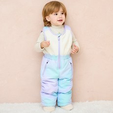 milkmile 兒童紮染全息滑雪褲