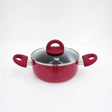 ELO 인덕션 스칼렛 세라믹 양수냄비, 20cm, 레드, 1개