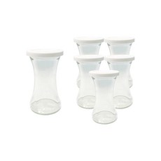 WECK Delikatessen 玻璃儲存罐 200ml No.995 6入 + PE蓋 6入組, 1套