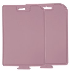 矽膠中大砧板 2入, 深粉色