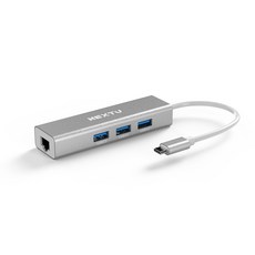 Nextu USB-C to USB 3.0 x 3 + LAN 集線器 網卡, NEXT-TC414LAN