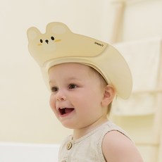 MODU'I BLUEMAMA 小熊寶寶洗髮帽, 1個, 象牙白