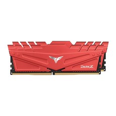 TeamGroup T-Force DDR4-3200 CL16-20-20 DARK Z 패키지 16GB x 2p, 레드