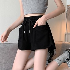 루나걸 여성용 머세르 밴딩 숏 팬츠 L24SMP032160