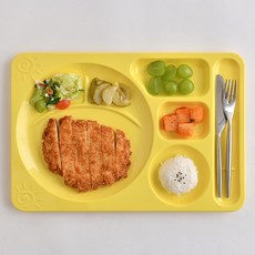 LOHJA 美耐皿圓形餐盤 709 2入, 淡黃色