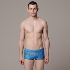 Rally Sports 男士高彈力短版四角室內泳褲 OSMR678