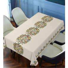 하루이 유럽감성 방수 식탁보 테이블보, 빈티지, 1개, 140 x 200 cm