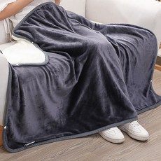 J-bedtime 床寢時光 法蘭絨羊羔絨雙面兩用扣式披肩毯/懶人毯/攜帶毯 TB4430S