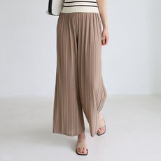 모이르벨라 여성용 하임 와이드 밴딩 롱 팬츠 P24SS2-A0364