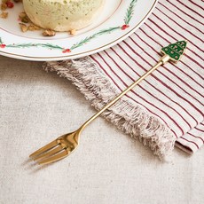 Modern House 聖誕裝飾金色茶叉, 聖誕樹, 1個