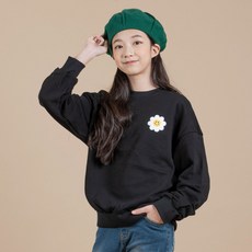 Jenny Kids 女童大童服飾 寬鬆版型 花朵大學T