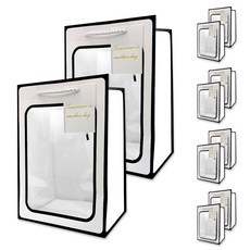 Lead home Line Black 櫥窗提袋 花束 花盆 禮物包裝, 白色, 10個