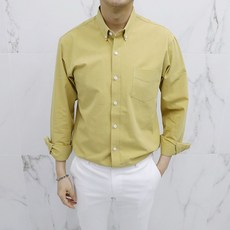 Adore Classic 男士日常全開襟鈕扣領長袖襯衫