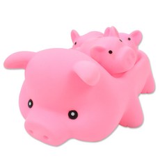 오즈토이 돼지가족 목욕놀이완구, 혼합색상, 1개