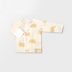 Merebe 嬰兒貓咪印花肚衣