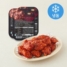 비비큐 바로치킨 강정 매콤한맛 (냉동), 200g, 3개