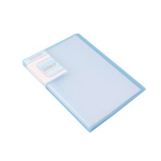 Kobest A5透明文件夾 20頁, 藍色, 1個