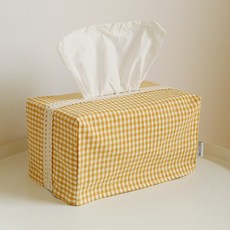 decotonik 清新格紋面紙套, 芥末