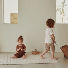 doudou n somn 竹節棉涼墊, 米色, 1入