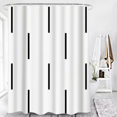 Hazelly 北歐浴室浴簾 12型 180 x 180 cm, 1個