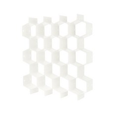 리빙에스 벌집 속옷 양말 정리함, 화이트, 1개