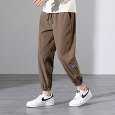 마켓에이 남성용 패치 포인트 여름 조거 팬츠