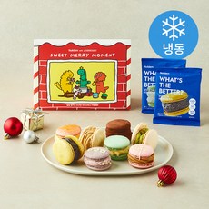널담 뚱카롱 조구만 크리스마스 사랑세트 400g + 쇼핑백 (냉동), 1세트