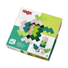 哈巴 3D 塊綠色 HB304410 21p, 混合顏色