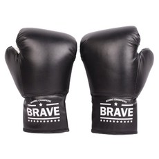 Brave 基本款練習拳擊手套, 黑色, 1組