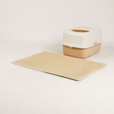 네네린도 고양이 포켓 모래매트, 아이보리, 1개