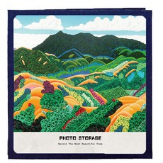 風景插畫封面記錄相冊 335*325*30mm, 30張, 4號(相冊)+白色(內頁)