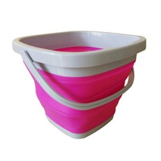 可折疊收納釣魚桶 10L 210734, 粉色的