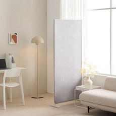 잉글랜더 데이브 공간분리 기능성 원단 파티션 800 x 1570 mm, 라이트그레이