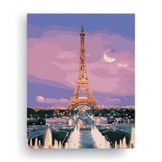 wemakepainting DIY名畫繪畫 粉紅色艾菲爾鐵塔魔法, 混色