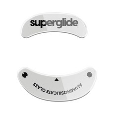 適用於 Vac City Zygen NP-01 / Outset AX 的 Super Glide 鼠標玻璃腳, 白色, VNPSGW