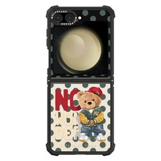 모란카노 임팩트 투명 테디 디자인 휴대폰 케이스