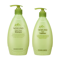 新大陸洗髮水 500ml + Treatment 340ml 套組, 1組