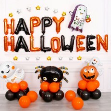 WOW PARTY KOREA 萬聖節氣球裝飾 19, 混合顏色, 1套