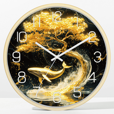 Marchenmond 靜音掛鐘 30.5cm MGOL0, 黃金搖錢樹02