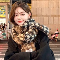 G&Y 千鳥格冬季格紋圍巾